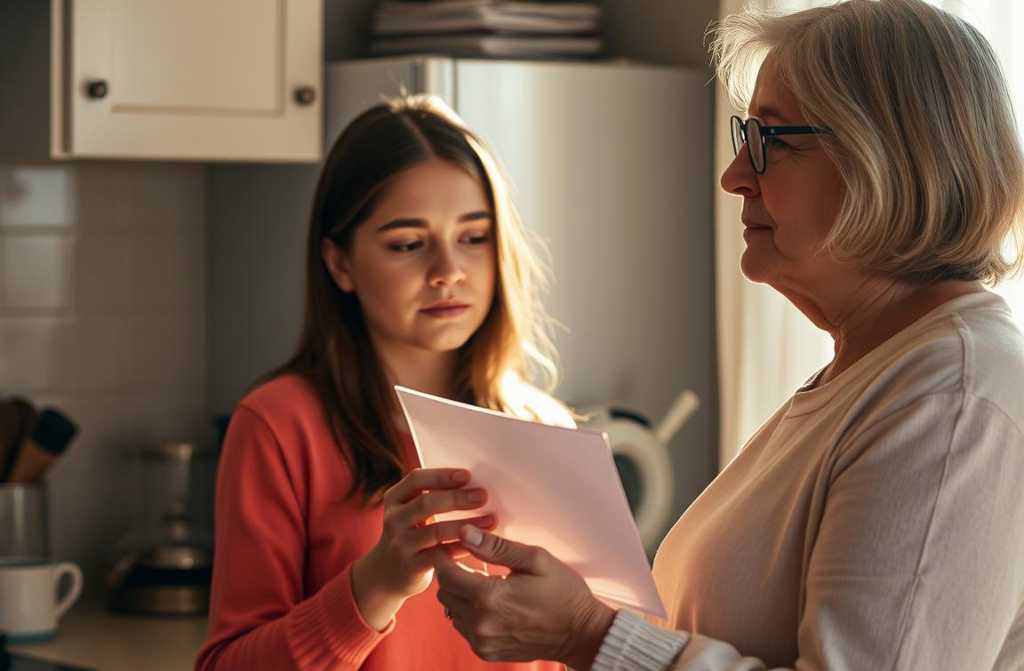 Podczas kolacji moja córka dyskretnie przesunęła przede mną złożoną kartkę. „Udawaj, iż jesteś chora i idź stąd!” – brzmiał jej przekaz.