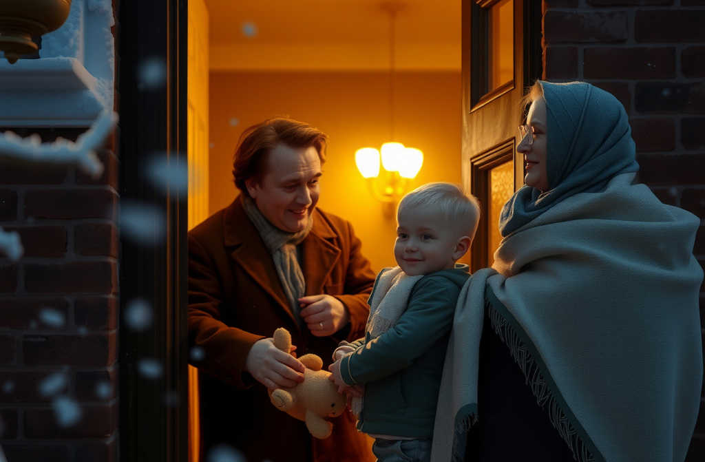 Wyrzuceni z kawalerki, w której mieszkali, matka z dzieckiem trafiają pod drzwi bogatego wdowca.