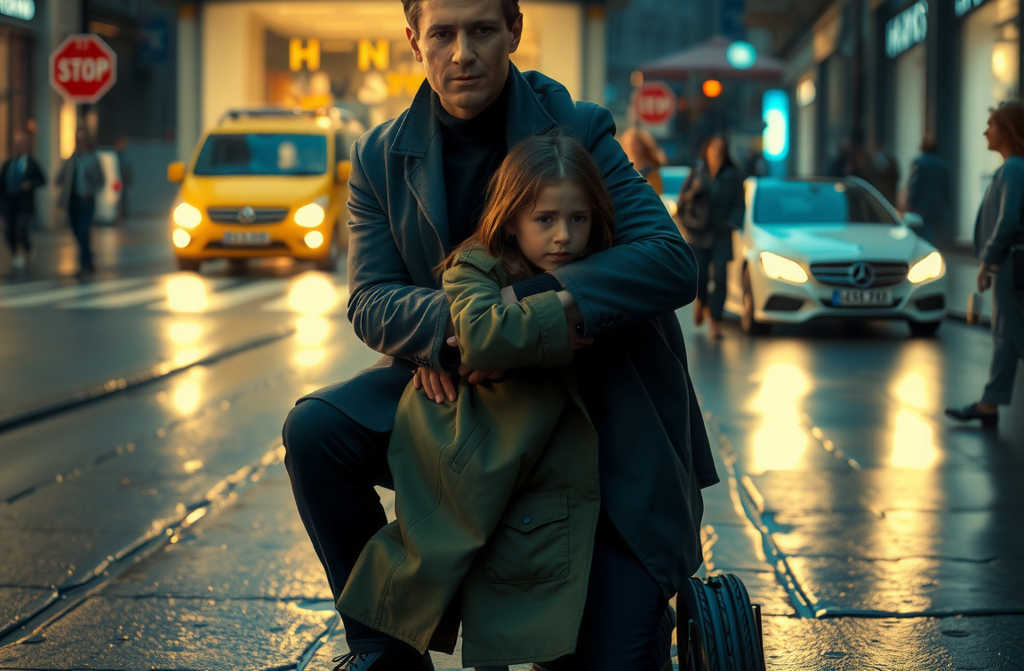 A millionaire reunites with his childhood sweetheart while panhandling with his twin daughters — What he does next is unbelievable.
