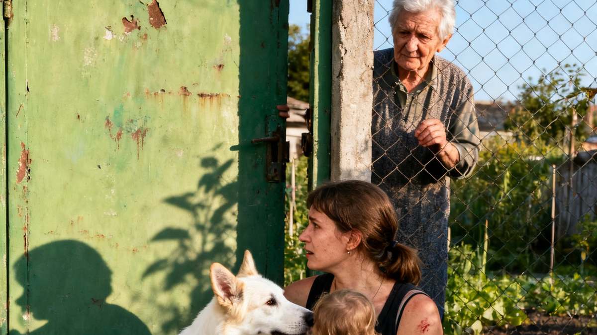 Piorun na łańcuchu Rexa i furtka przy Sosnowej 12